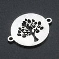 thumbnail image 2 of U8MO 5pcs Mixed 201 Stainless Steel Pendants Mini Cute Metal Charms Crafting 9.5~32mm-Flat Round-19x15x1mm, 2 of 2
