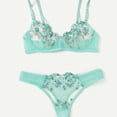 thumbnail image 2 of Teal Lingerie Set, 2 of 5