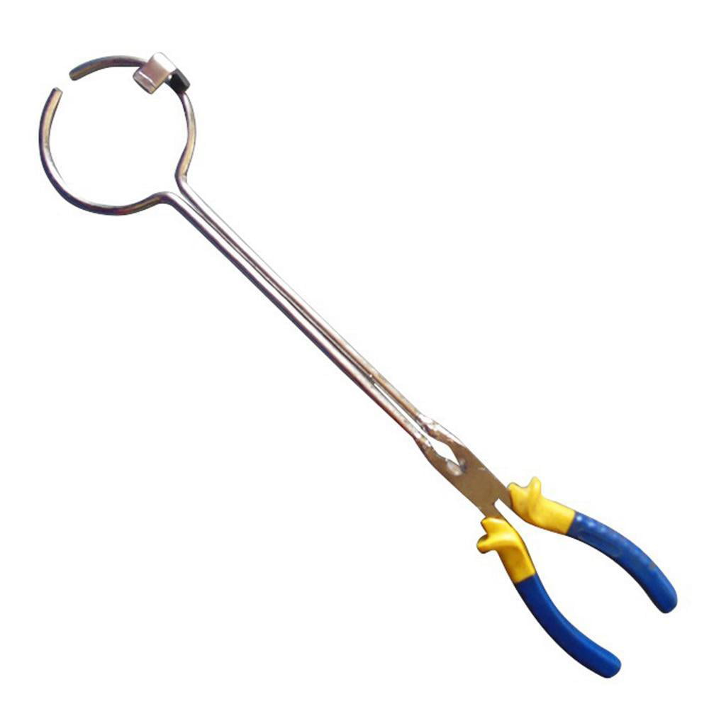 Gold Melting Crucible Tongs Pliers Clamp Graphite Furnace Foundry Tongs 33cm 