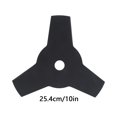 thumbnail image 1 of Brush 4pcs 10 Inch 3T Brush Cutter Blade Grass Trimmer Mower Blade Straight Tooth Accessory, 1 of 8