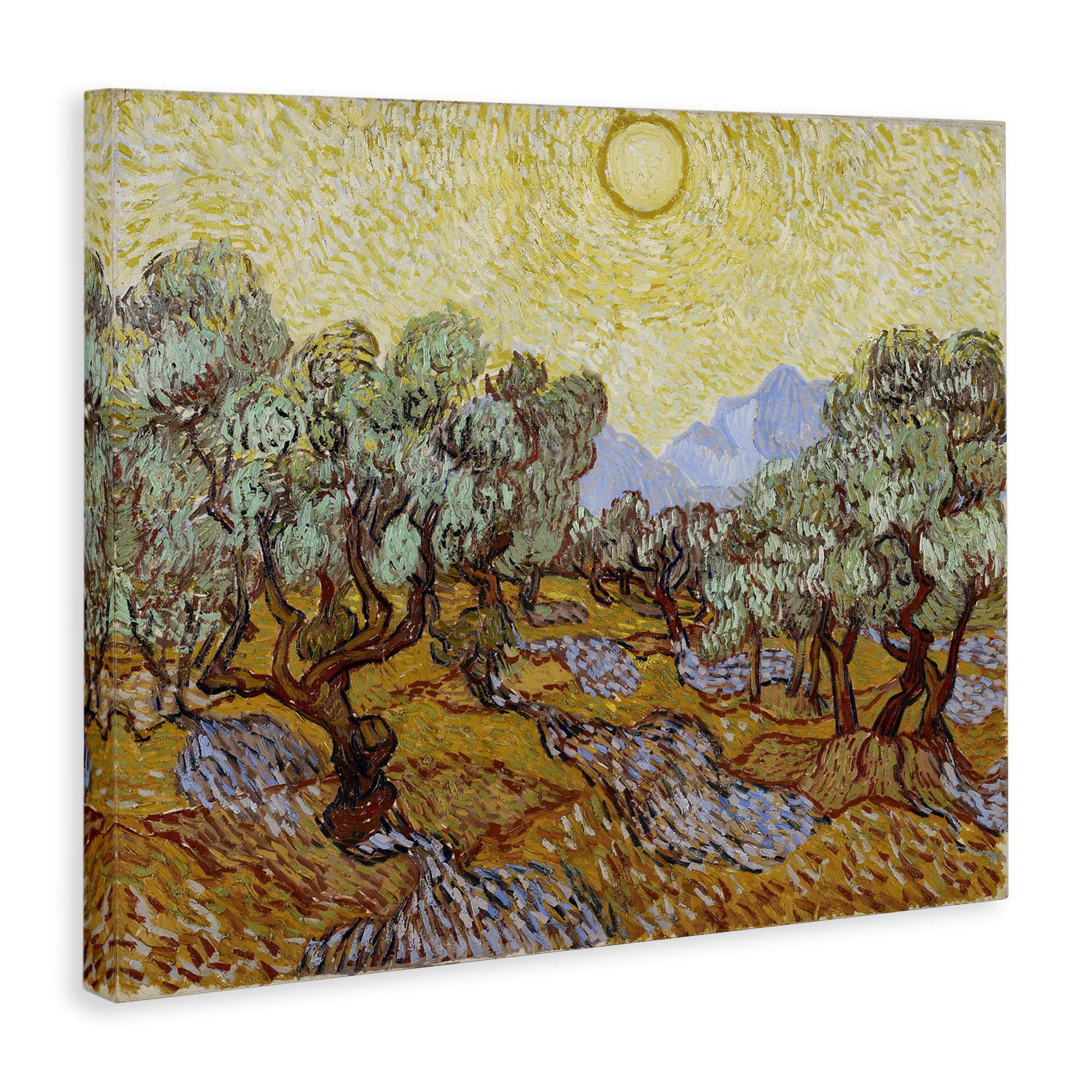 Stupell Industries Classic Van Gogh Olive Trees Landscape & Nature Painting Wrapped Canvas Art Print Wall Art, 30 x 24