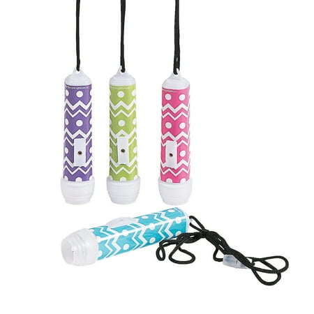 Fun Express - Easter Mini Flashlight On A Rope for Easter - Apparel Accessories - Accessories - Misc Accessories - Easter - 12