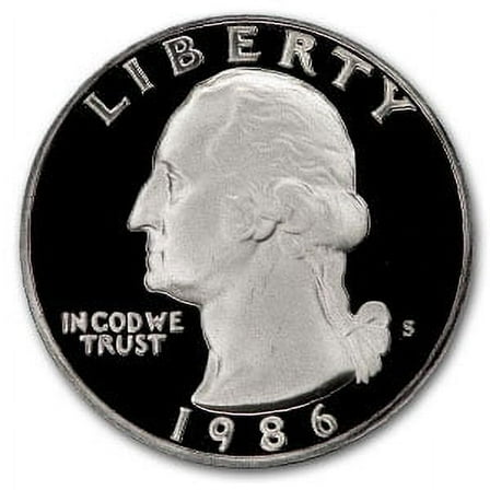 1986-S Washington Quarter Gem Proof