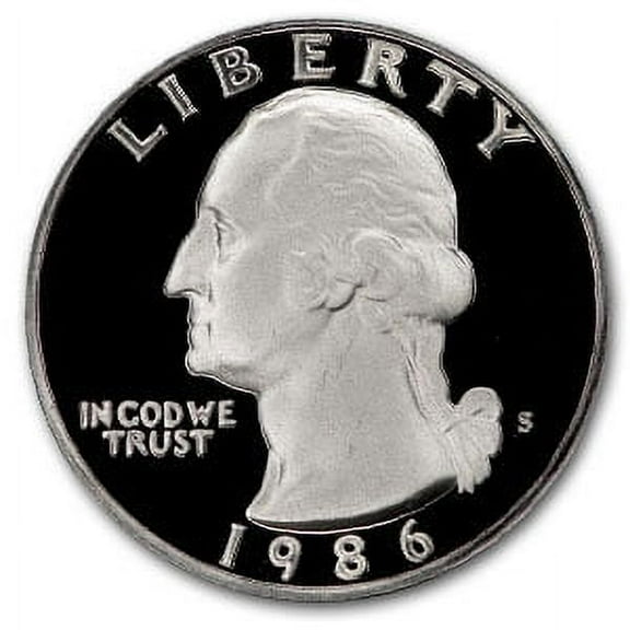 1986-S Washington Quarter Gem Proof