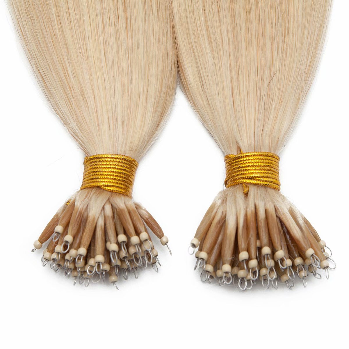 MY-LADY Nano Ring Beads Human Hair Extensions Micro Loop tip Russian Hair Highlight Hairpiece 16"-24"