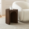 thumbnail image 2 of Meridian Furniture Avenda Brun Table d'Appoint en Béton pour Intérieur/extérieur, 2 of 11