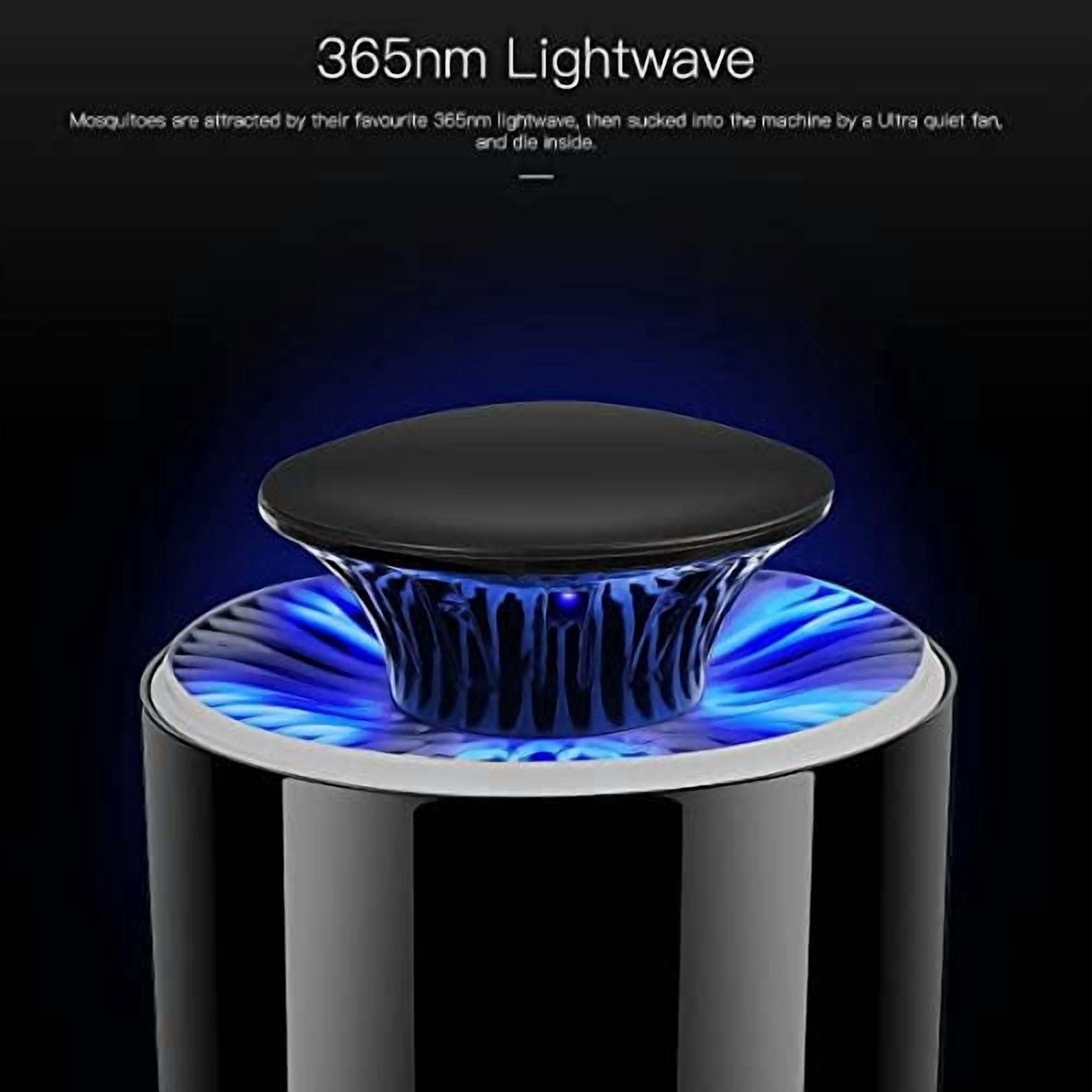 Fruit Fly Trap, Electric Mosquito & Fly Zappers/Killer - Insect Attractant Trap Powerful Little Gnats, Hangable Mosquito Lamp for Home, Indoor, Outdoor, Patio (Black)