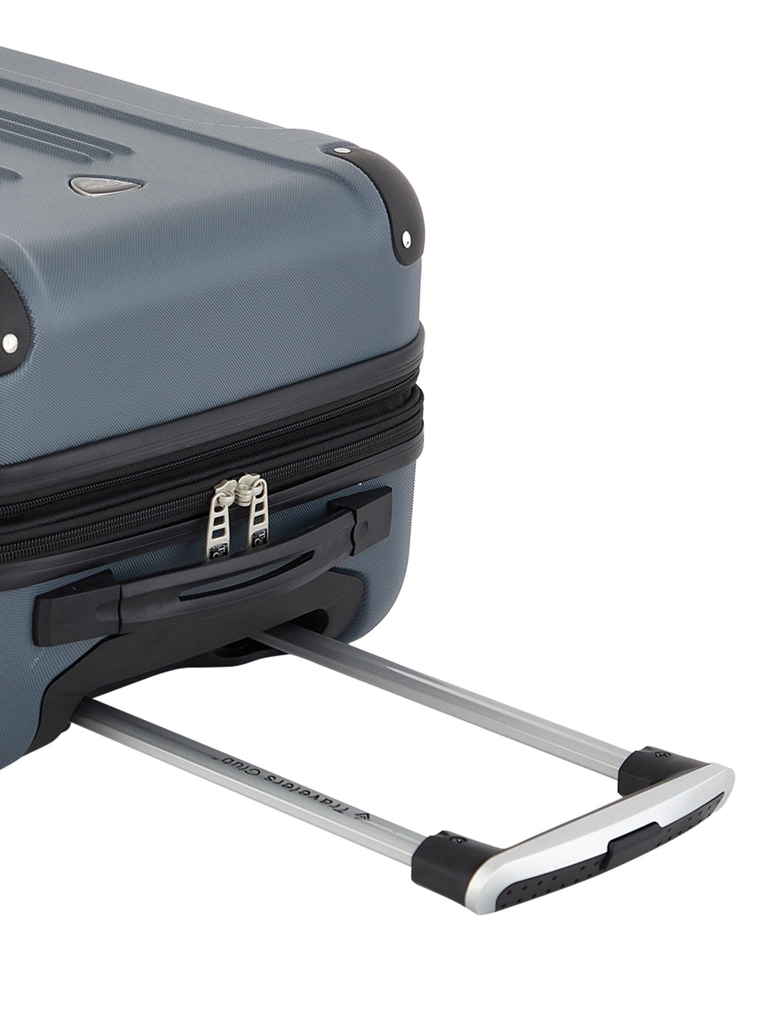 Travelers Club 20" Hard Side Expandable Rolling Spinner Carry-on, Dark Slate