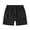 Black, variant on Elastic Waist Shorts for Boys Girls Solid Color Casual Sport Outdoor Play Shorts with Pockets,3-4 Years
