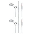 thumbnail image 1 of tamizeot High-End Blend Sound Wired Earbuds Hifi Sounds Soft Ear Pads Stable PC In-ear Wired Earphone Laptop silver 2Set, 1 of 6