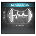 thumbnail image 3 of Letrero De Neón Con Forma De Mancuerna Y Latido Del Corazón, Luz Temática De Gimnasio Y Fitness Para Decoración De Sala De Entrenamiento, 41cm×23.5cm, 3 of 5