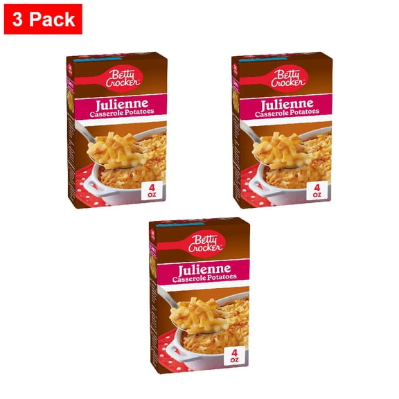 Betty Crocker Julienne Casserole Potatoes 4 oz - 3 Pack