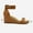 CAMEL/PU, variant on Dream Pairs Women's Open Toe Buckle Ankle Strap Platform Wedge Sandals NAVY Size 7