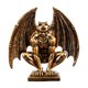 thumbnail image 3 of Figura de resina, estatua de ángel demonio, obra de de colección, regalo dorado, adorno de mesa, escultura para escritorio, inauguración de, 3 of 9