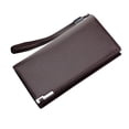 thumbnail image 2 of FRCOLOR Men Use Wallet Multifunctional Men Use Wallet Long Zipper Purse Large Capacity Storage Bag Coffee,7.68"X4.13"X1.38", 2 of 4