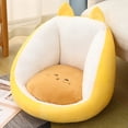 thumbnail image 4 of Lindo Animal frutal Kawai Plushie pan semicerrado peluche silla cojín sujetar almohada decoración del hogar regalo para niñas, 4 of 5