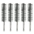 thumbnail image 1 of Unique Bargains 5Pcs Bore Brush Stainless Steel 22mm Dia Cleaning Wire Brush Tube Pipe Cleaner with Handle 1/4 Inch Hex Shank, 1 of 6