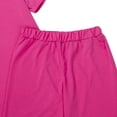 thumbnail image 4 of KOMOO Women 2PCS Shorts Outfits Short Sleeve Loose Tee Slim Shorts Summer Sports Suit Oversize, 4 of 8