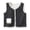 Black, variant on Toddler Boy Vest Baby Vest for Girls&Boys, Cotton Reversible Vest Coat for Spring & Autumn(Black,6-12 Months)