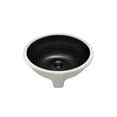 thumbnail image 6 of Plaisir 16.5" Ceramic Undermount Bathroom Sink in Matte Black, 6 of 6