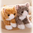 thumbnail image 4 of Multipurpose Lifelikes Cats Sturdy Plush Toy Soft Stuffed Animals Kitten Model Portable for Kids and Festival Gifts, 4 of 4