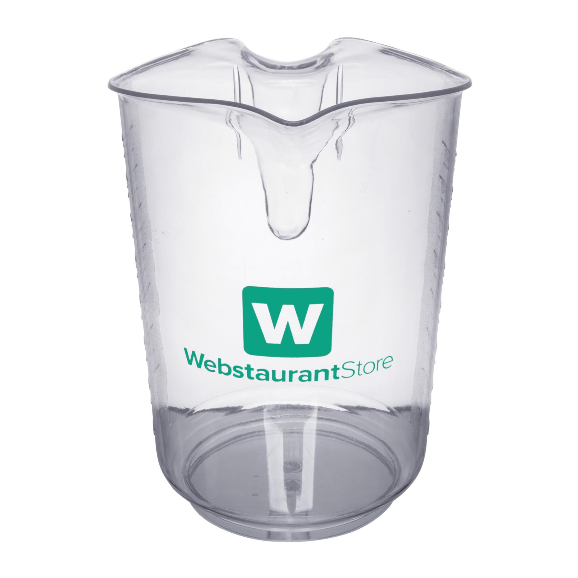 WebstaurantStore 5-Piece Clear Polycarbonate Measuring Cup Set