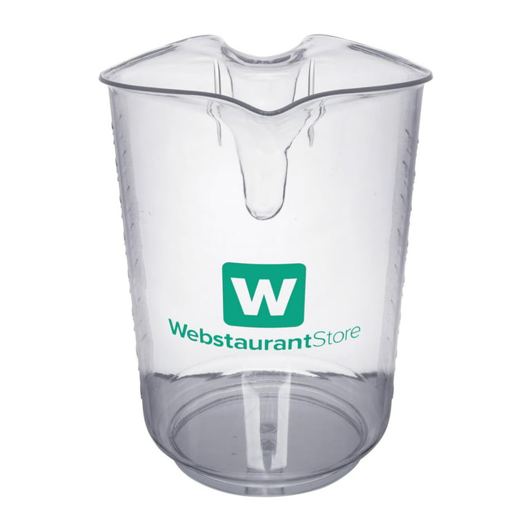 WebstaurantStore 1 Pint (2 Cups) Clear Plastic Measuring Cup
