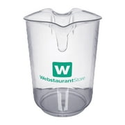 WebstaurantStore 4 Qt. (16 Cups) Clear Polycarbonate Measuring Cup