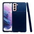 thumbnail image 1 of Atti Rugged Carbon Samsung S21 Plus Azul Marino 1pz Mas Mica 9D Atti Funda de Silicon Uso Rudo, 1 of 8