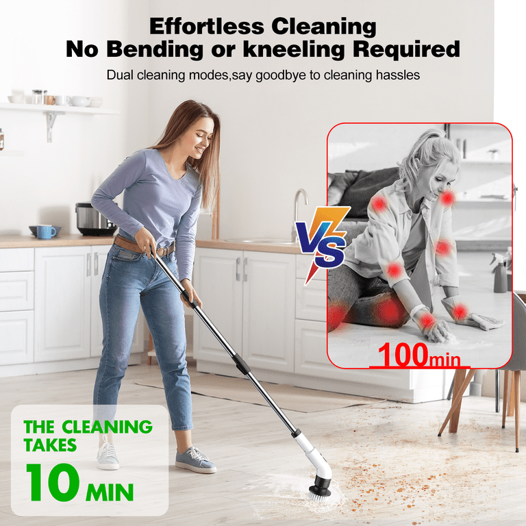 Kidsjoy Electric Spin Scrubber, Cordless 500RPM Power Brush photo 4