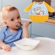 thumbnail image 4 of Babero de manga larga con recogedor de comida - Babero de manga a prueba de desorden para comidas, pintura y alimentación de niños pequeños - Fácil de limpiar, lavable a máquina, 4 of 4