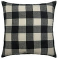 thumbnail image 1 of hometrends Black Checkered Decorative Pillow, 1 of 2