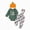 R652-Green, variant on NOLDARES My First Halloween Baby Boy Outfit Long Sleeve Pumpkin Romper Suspender Pants Set with Hat Newborn Boy Fall Clothes(Green,9-12 M)