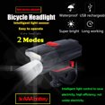thumbnail image 4 of COB LED Bicycle Bike Light Front Rear Tail Helmet Flashlight Lamp 6 Modes AAA, 4 of 6