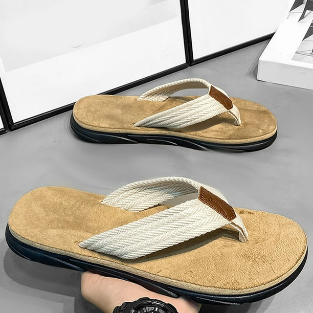 Chanclas para Hombre Cómodas Sandalias de Playa de Verano Antideslizantes para Interiores y Exteriores