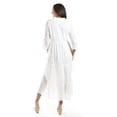 thumbnail image 3 of Vestido camisero bordado Roman Fahion /Juvenil, 003 (Blanco) blanco EG, 3 of 5