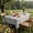Grey 3016B, variant on Cosiblend 52'' X 70'' Checkered Tablecloth Disposable Vinyl Tablecloths with Flannel Backing Wipeable Spillproof Plastic Table Cover PVC Waterproof Table Cloth for Indoor Outdoor