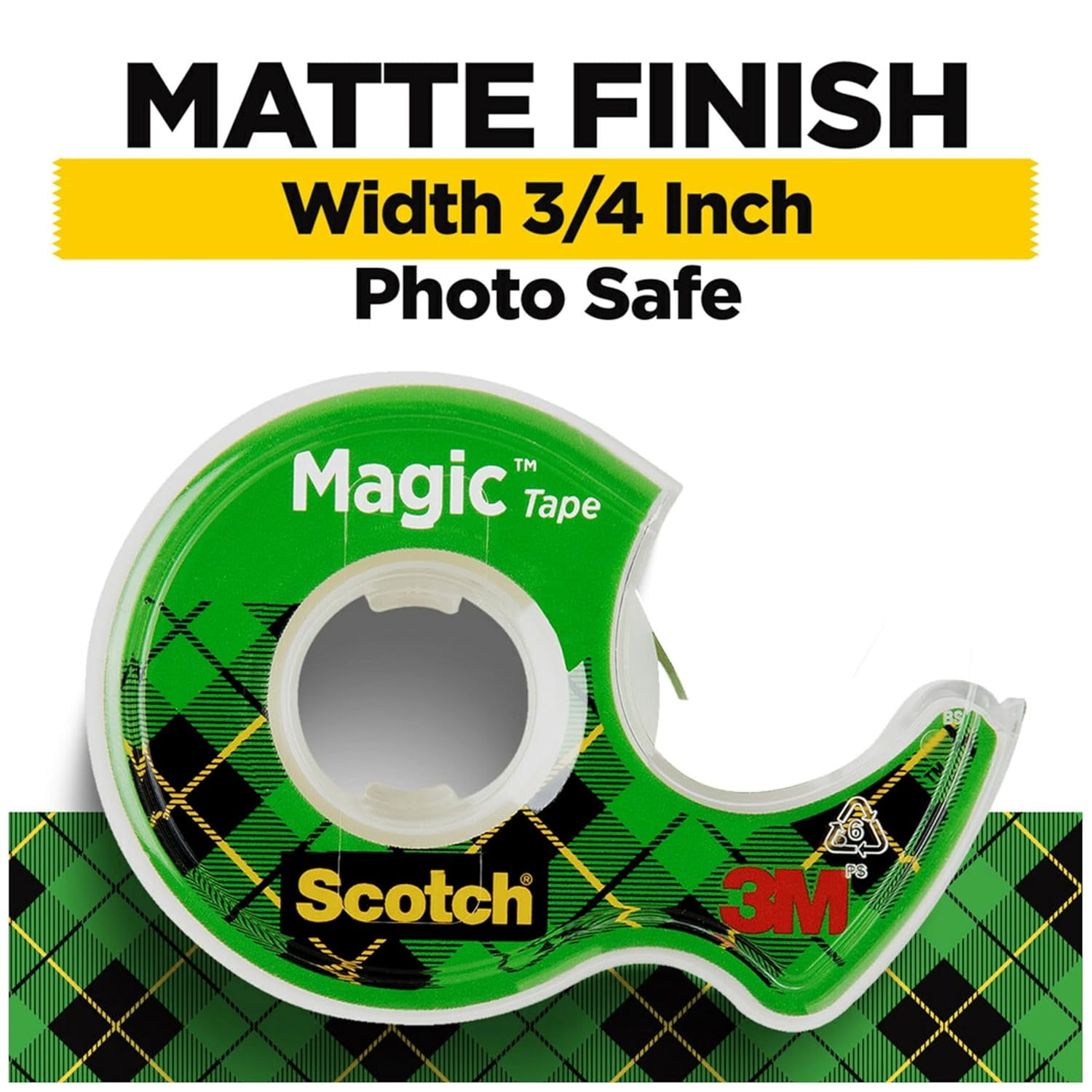 Scotch Magic Tape Rolls, Size: 3/4 X 300 Inches - 3 Ea, 6 Pack