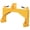 Yellow, variant on 4000 lbs 3 Point Quick Hitch for Category 2, 3 PT Quick Hitch with 2" Receivers & 5 Level Adjustable Bolt, Compatible with Cat 2 Implements