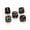Silver, variant on 5pcs Dice Resin Skeleton Dice Set Scary Novelty Decorative 6 Dice Table Ornament Dice For Restaurant Bars 1.8cm (5pack) 60 X 60cm 12er Pack 55 65 75 85 Cm