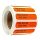 thumbnail image 4 of 500 etiquetas adhesivas de papel para uso rectal únicamente con superficie impermeable. 500 etiquetas. Naranja, 4 of 9