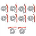 thumbnail image 1 of 10 Pcs 1,6m Chaîne en Métal Robuste pour Chien Chiot Laisse à Clip Poignée Rouge, 1 of 4