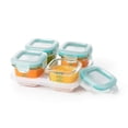 thumbnail image 3 of Contenedores de almacenamiento de Alimentos Oxo Tot Glass Baby Blocks Teal 4 oz, 3 of 3