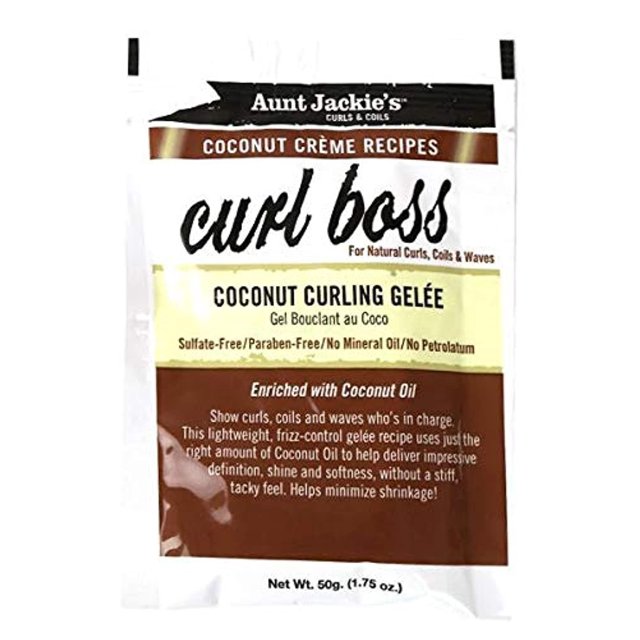 TÍA JACKIE'S Curl Boss Gel para rizar de coco, 1.75 oz