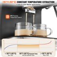 thumbnail image 4 of STAWAY Machine à Expresso 15 Bars avec Mousseur à Lait, Écran Tactile, Chauffage Rapide, Parfait pour Cappuccino & Latte - Cafetière Professionnelle pour Maison & Café, 4 of 9