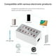 thumbnail image 5 of Seitruly Estación de carga de 12 puertos, USB múltiple conveniente para teléfonos inteligentes, banco de energía, tableta, computadora Teléfono y Comunicación Numero 3, 5 of 6