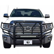 Black Horse Rugged Grille Guard w/ 20" Double Row Light Bar Fits 07-21 Tundra