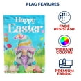 thumbnail image 5 of America Forever Happy Easter Gnome Garden Flag 12.5 x18 inch Double Sided Egg Hunt Troll Flowers Farmland Small Spring Holiday Seasonal Easter Day Flags for Outdoor Yard Lawn Decoration, 5 of 5