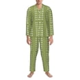 thumbnail image 3 of Daiia Multiplication Table1 for Men's Long-Sleeved Pajama Set – Soft & Comfortable Sleepwear Button-Up Pajamas Cozy Lounge Wear-XX-Large, 3 of 7