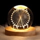 thumbnail image 1 of Lámpara de mesa de bola de cristal LED con USB, 3D luz nocturna, Luna, Planeta, Galaxia, decoración para el hogar, lámpara de mesa, juguetes de fiesta para niños y adultos, regalos de navidad, 1 of 4